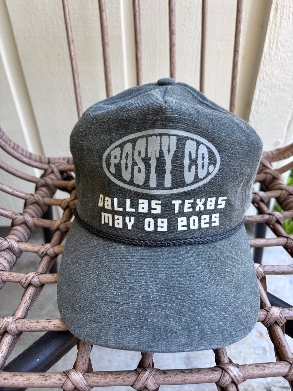 Posty Co. Dallas Texas Gray Cap
